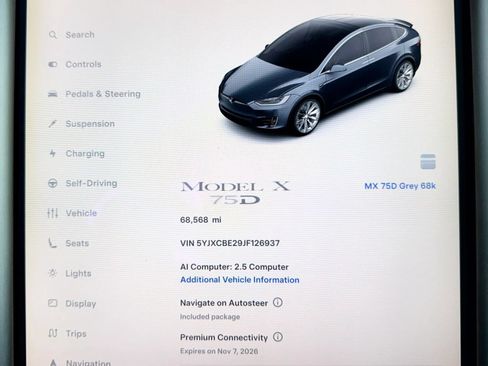 Used 2018 Tesla Model X 75D AWD/4WD image 21
