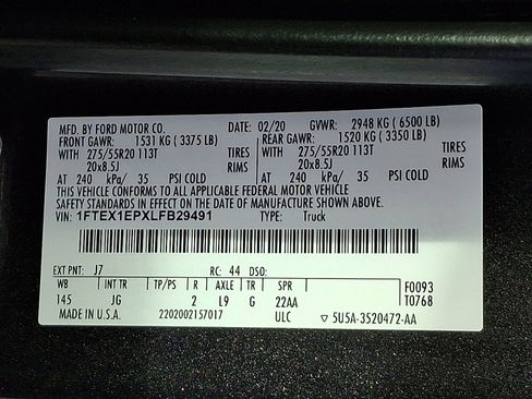 Used 2020 Ford F150 XL w/ Equipment Group 101A Mid image 26