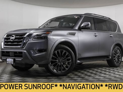 Used 2024 Nissan Armada Platinum w/ Captain's Chairs Package image 2