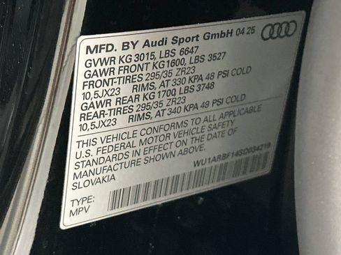 Used 2025 Audi RS Q8 performance AWD/4WD image 35
