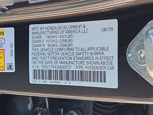 New 2025 Honda Accord SE image 17