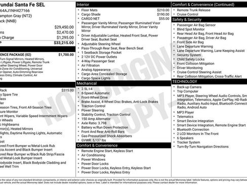 Used 2022 Hyundai Santa Fe SEL w/ Convenience Package FWD image 6