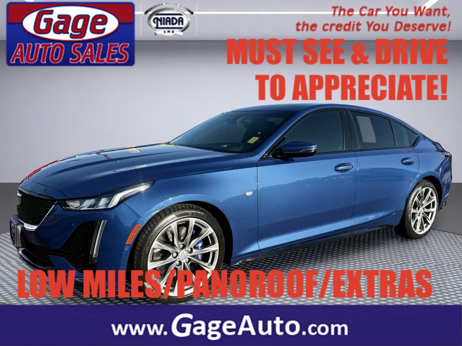 Used 2020 Cadillac CT5 Sport w/ Parking Package RWD image 1