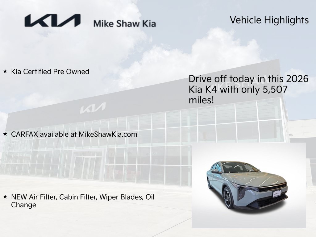 Certified 2026 Kia K4 EX FWD image 9
