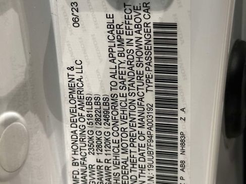 Certified 2023 Acura TLX Type S AWD/4WD image 16