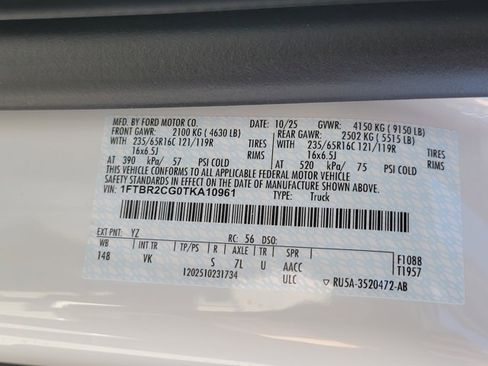 New 2026 Ford Transit 250 148 Medium Roof Extended AWD image 12