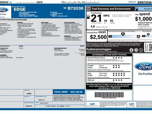 Used 2014 Ford Edge SE w/ Equipment Group 101A AWD/4WD image 13