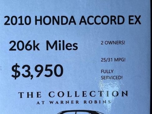 Used 2010 Honda Accord EX image 2