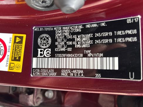 Used 2017 Toyota Highlander AWD V6 image 30