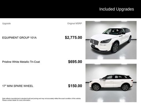 Used 2022 Lincoln Corsair AWD w/ Equipment Group 101A image 7