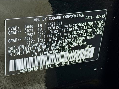 Used 2019 Subaru Ascent Limited image 17