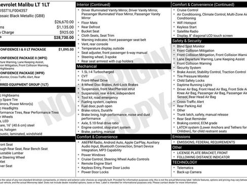 Used 2020 Chevrolet Malibu LT image 7