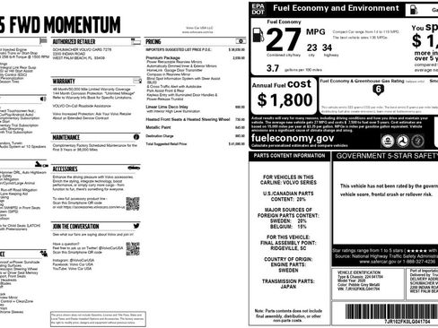 Used 2020 Volvo S60 T5 Momentum image 72