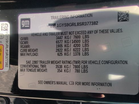 Used 2025 Cadillac Escalade Sport Platinum w/ LPO, ONYX Package AWD/4WD image 37