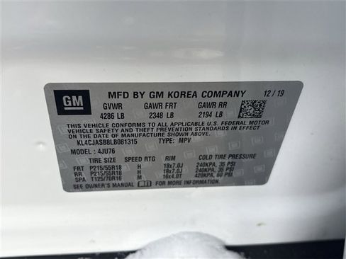 Certified 2020 Buick Encore Preferred image 32