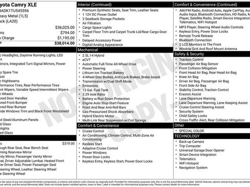 Used 2026 Toyota Camry XLE image 4