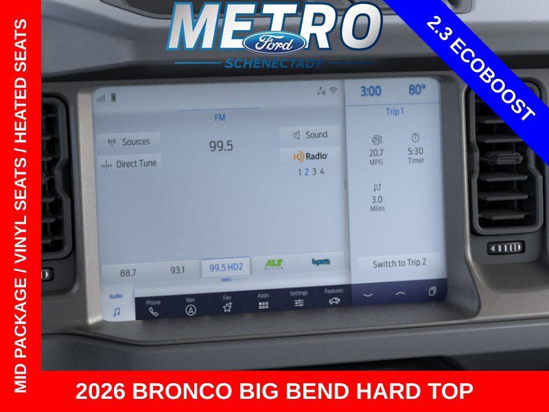 New 2026 Ford Bronco Big Bend AWD/4WD image 15