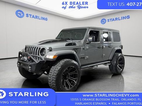 Used 2023 Jeep Wrangler Unlimited Sahara w/ Cold Weather Group AWD/4WD image 1