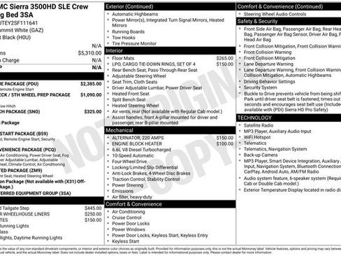Used 2025 GMC Sierra 3500 SLE w/ SLE Value Package AWD/4WD image 11