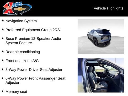 Certified 2025 Chevrolet Traverse RS AWD/4WD image 2