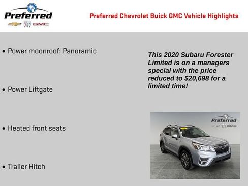 Used 2020 Subaru Forester Limited AWD/4WD image 2