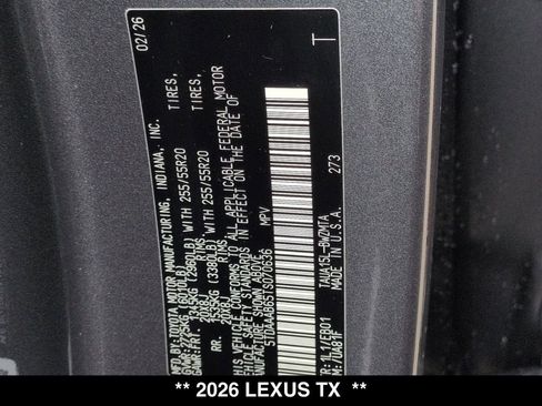 New 2026 Lexus TX 350 AWD w/ Technology Package image 19