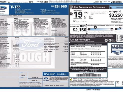 Used 2021 Ford F150 Lariat AWD/4WD image 6
