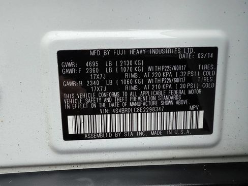 Used 2014 Subaru Outback 3.6R Limited w/ Moonroof Package image 34