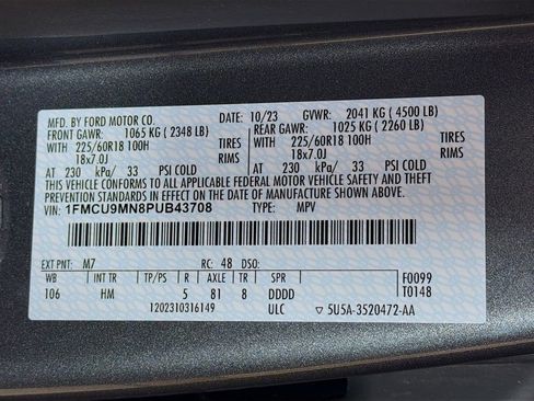 Used 2023 Ford Escape ST-Line w/ Tech Pack #1 image 40