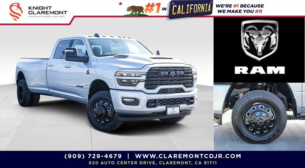 New 2026 RAM 3500 Laramie w/ Night Edition AWD/4WD 360° Tour