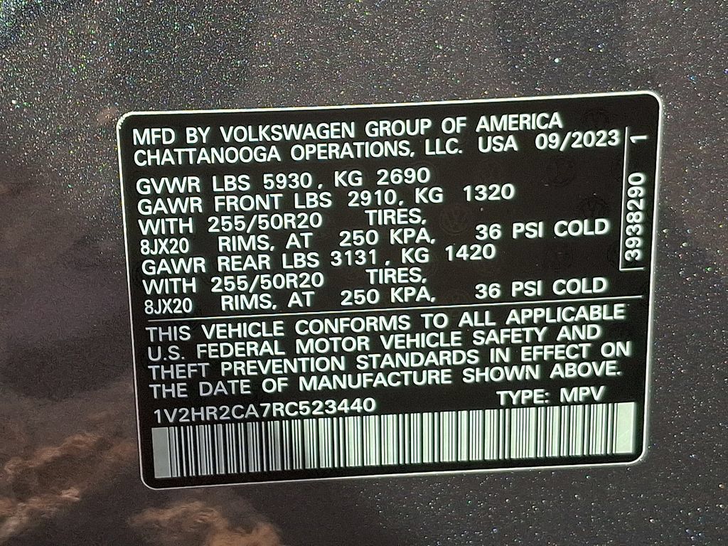 Certified 2024 Volkswagen Atlas SE AWD/4WD image 24