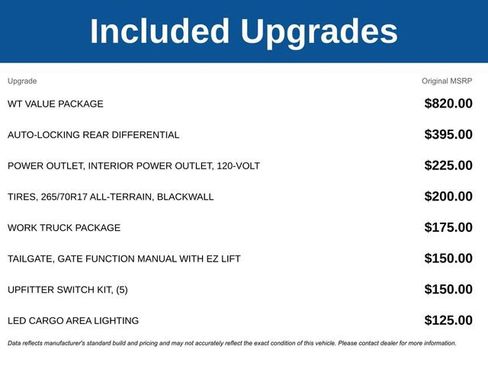 New 2026 Chevrolet Silverado 1500 W/T w/ WT Value Package AWD/4WD image 5