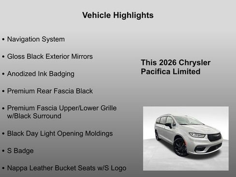 New 2026 Chrysler Pacifica Limited image 15