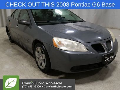 Used 2008 Pontiac G6 Sedan