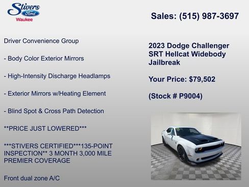 Used 2023 Dodge Challenger SRT Hellcat RWD image 16