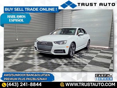 Used 2018 Audi A4 2.0T Premium Plus w/ Premium Plus Package