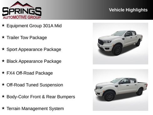 Used 2023 Ford Ranger XLT w/ Equipment Group 301A Mid AWD/4WD image 2