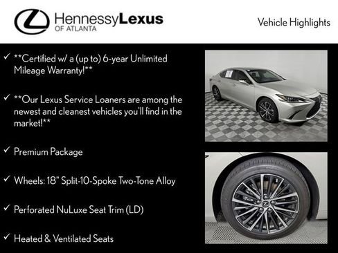 Used 2025 Lexus ES 300h w/ Premium Package image 12