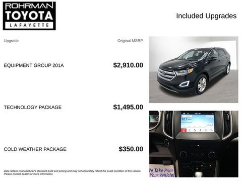 Used 2017 Ford Edge SEL w/ Equipment Group 201A AWD/4WD image 4