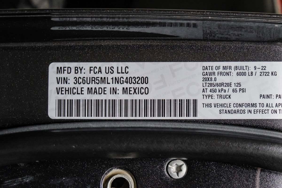 Used 2022 RAM 2500 Big Horn w/ Level A Equipment Group AWD/4WD image 60