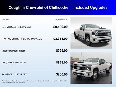 Used 2024 Chevrolet Silverado 3500 High Country w/ High Country Premium Package AWD/4WD image 3