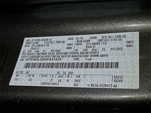 New 2025 Ford F150 XLT w/ Equipment Group 302A MID image 25