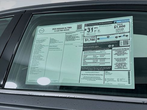 New 2025 Nissan Altima 2.5 SR image 13