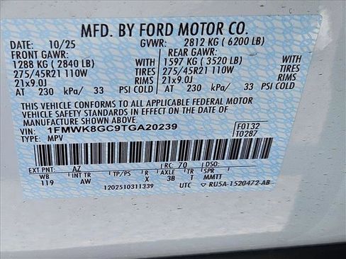 New 2026 Ford Explorer ST AWD/4WD image 18