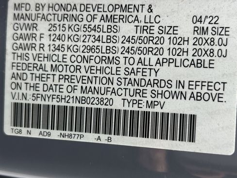 Used 2022 Honda Pilot Special Edition image 36