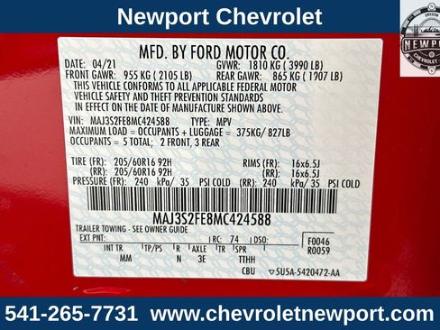 Used 2021 Ford EcoSport S image 31