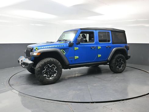 Used 2021 Jeep Wrangler Unlimited Rubicon 4xe w/ Cold Weather Group AWD/4WD image 10