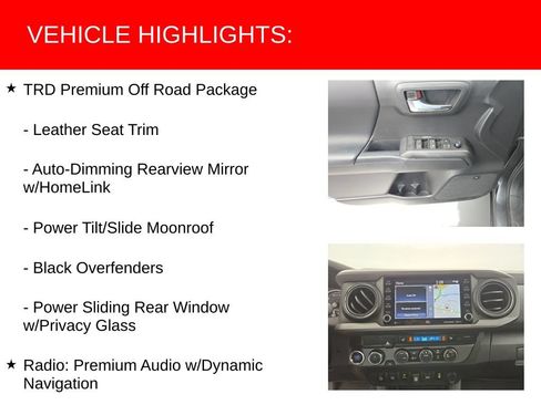 Certified 2023 Toyota Tacoma TRD Off-Road w/ TRD Premium Off Road Package AWD/4WD image 27