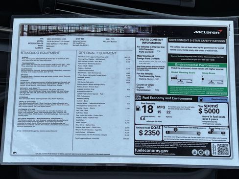 Used 2018 McLaren 720S Performance RWD image 47