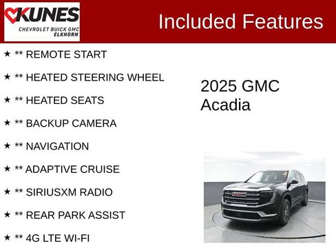 Used 2025 GMC Acadia Elevation FWD image 2